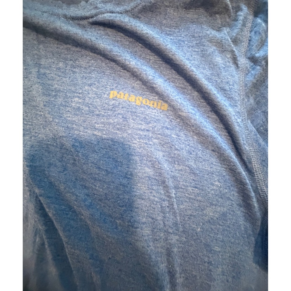 Patagonia Capilene Cool Daily Shirt Womens Blue Heather Short Sleeve  SP18 small - Picture 6 of 7